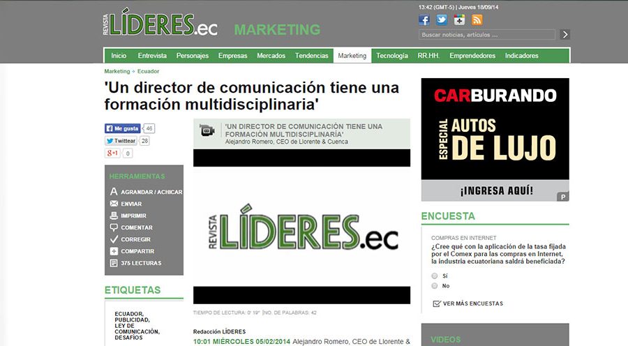 Un director de comunicación tiene una formación multidisciplinaria